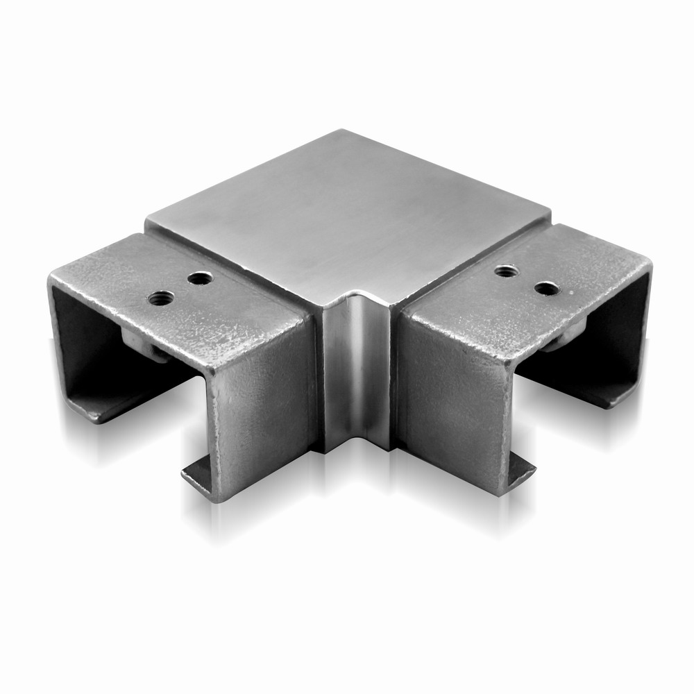 Соединитель 90 град. поручня 60*40 мм, с пазом